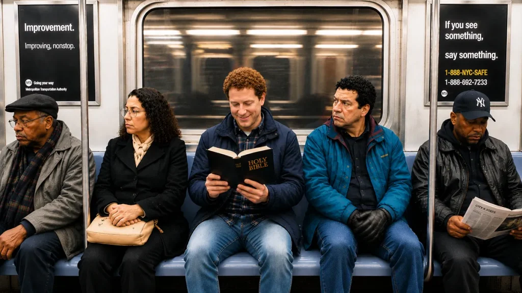 the man on the subway